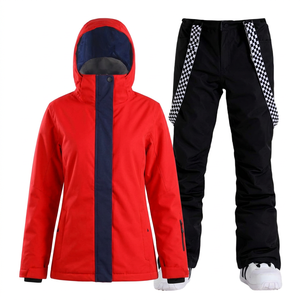 Pantalones de esquí y snowboard unisex personalizables de talla grande, impermeables, con cierre de cremallera, cintura elástica y resistentes al viento para invierno y actividades al aire libre. - Product Image 1