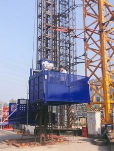 Lift Konstruksi Sementara dengan Pengangkat Material Kontrol Jarak Jauh untuk Gedung Bertingkat Tinggi - Product Image 4