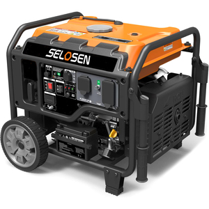 /Outdoor Inductive <b>Gasoline</b> Gas Generator 6KW 5KW Open Frame Single Phase 110V HSAMZ-Portable Gas <b>Gasoline</b> - Product Image 1