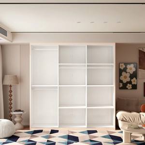 ארון בגדים פתוח עם מדפים לאחסון בחדר שינה, מחיר ישיר מהמפעל, ארון פלדה - Product Image 5