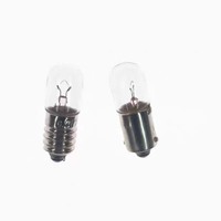 Bombilla indicadora HoneyFly BA9S/E10 6.3V 12V 18V 24V 30V 48V 0.15A 0.11A 0.25A 1W 2W 3W Lámpara piloto incandescente