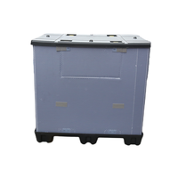 Boîte en polypropylène ondulé robuste QS pour la logistique, conteneur Gaylord réutilisable