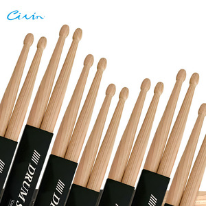 Chất lượng cao chuyên nghiệp bền 5A 7A cao cấp hickory gỗ dùi Trống Tùy Chỉnh Gậy Baguette cho hiệu suất - Product Image 1