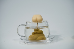 Colador de té de silicona en forma de caca, Infusor de té de hojas sueltas, personalizado, gran oferta, venta al por mayor - Product Image 6