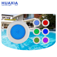 Lampe LED subaquatique Huaxia ABS Slim Flat 10W RGBW Wifi Tuya 12V pour piscine, montage mural