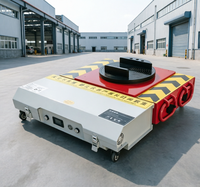 Chariots électriques industriels 60T, 120A, 5h de fonctionnement continu, avec braquage flexible pour hangars d'avions