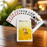 Cartes à Jouer Personnalisées Haut de Gamme avec Logo, Finition Lin, Coins Arrondis, Papier Écologique – Promotion pour OEM/ODM
