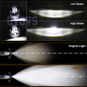 Aro aro Ed ara ototos 12V Ed roeadlight 7 nnch Ed eadlight para ararley aviavidson - Product Image 3