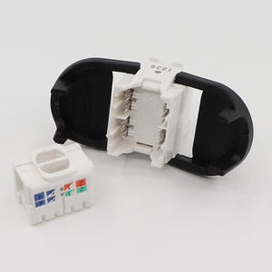RJ45 Modular Jack Cat6 cat6A 180 độ UTP/Ftp Cat6 RJ45 Keystone Modular Jack 8P8C Cat.6 Mạng mô-đun - Product Image 6
