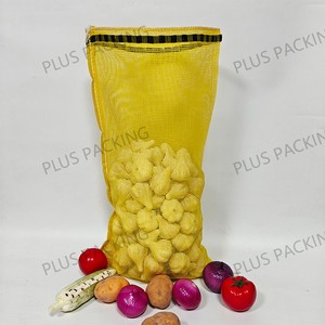 Sacs en filet tissé en PP écologiques en gros avec couleur et taille personnalisées pour les pommes de terre, les oignons, l'agriculture - Product Image 1