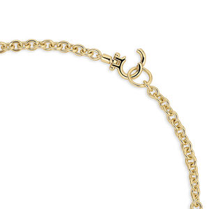 Gemnel Trendy 925 Sterling Silver 18K Gold Plated Knotty Necklace - Product Image 4