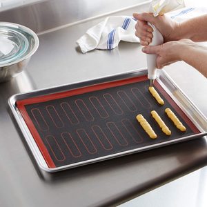 Accessoires de cuisine, tapis de cuisson en silicone perforé antiadhésif, tapis de cuisson en silicone avec logo personnalisé, marque privée - Product Image 3
