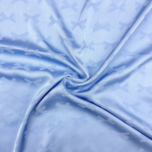 提花缎面奢华睡衣面料女装眼罩有机弹力涤纶氨纶婚礼编织图案 - Product Image 4
