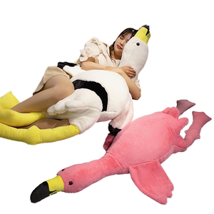 Peluche de Flamingo Gigante Personalizable, de Alta Calidad y Bajo Precio, Almohada de Peluche Súper Suave de Algodón PP, Regalo de Cumpleaños - Product Image 1