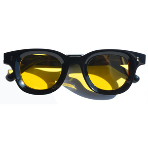 Gafas de Sol Ivintage <span class=keywords><strong>Vicente</strong></span> TFB 2025 Retro para Mujer, Montura Completa de Acetato, Lentes Polarizadas Amarillas, Protección UV TAC - Product Image 2