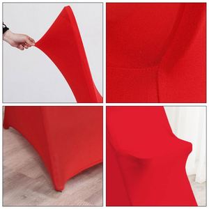 Housses de chaise pliantes en Spandex/Polyester, durables, lavables en machine, taille universelle, design simple et élégant, option de logo personnalisé pour - Product Image 3