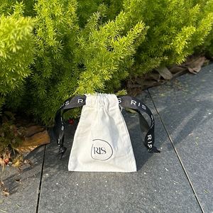 Promotional Price Recyclable White Cotton <b>Drawstring</b> <b>Pouch</b> Custom Dust Proof Bag With Printed Ribbon - Product Image 1