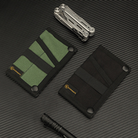 Kustom Mini EDC Kantong Taktis Saku Organizer Dompet untuk Lipat Pisau Pena Senter Alat Kanvas Pemegang Kartu