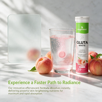Comprimés effervescents Aeglewell Skin Glow au glutathion et à l'acide hyaluronique – Complément alimentaire beauté quotidien