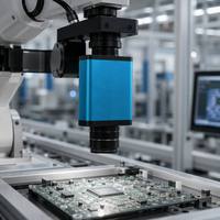 Caméra de microscope 4K 60fps avec HDR et réduction de bruit ISP pour assemblage électronique et tests de contrôle qualité MSS-C-C313