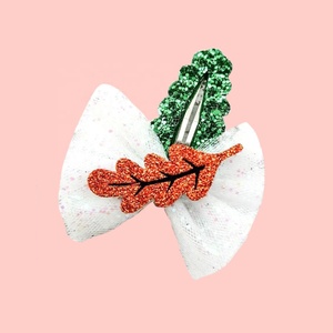 Nouvelle Collection – Barrettes Cheveux Feuilles d'Érable Automnales Scintillantes pour Filles – Lot de 2 - Product Image 3