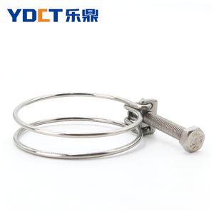 Abrazadera de Doble Alambre para Manguera, de Acero Galvanizado, Ajustable de 34-38 mm, para Manguera Contra Incendios, Tubo de Goma, Conexión de Tubería de Plástico - Product Image 1