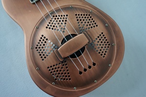 Aiersi Chuông Hòa Nhạc 24 Inch Rỉ Sét Đỏ Cổ Điển Chất Lượng Cao Chuông Cộng Hưởng Bằng Đồng <span class=keywords><strong>Ukulele</strong></span> <span class=keywords><strong>Ukulele</strong></span> Hawaii Kèm Hộp Để Bán - Product Image 5