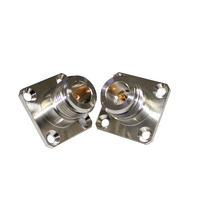 Connecteur N-KF d'alimentation d'usine Type N Jack femelle 4 trous bride panneau N connecteur