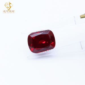 9x11MM Lab Grown Pigeon Blood <span class=keywords><strong>Ruby</strong></span> Saphir Haute Qualité Long Coussin Cut Lab Créé Rubis Pierres Précieuses - Product Image 1