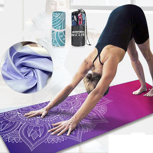 <span class=keywords><strong>Serviette</strong></span> de yoga antidérapante en microfibre avec impression numérique, épaisse et absorbante, pour le yoga chaud et le Pilates - Product Image 1