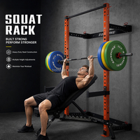 Zoshine – Rack de Squat Pliant Multifonctionnel en Métal pour la Musculation à Domicile, Équipement de Sécurité Durable pour la Musculation