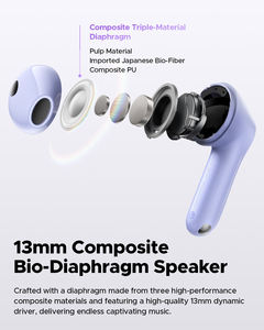 El más nuevo <span class=keywords><strong>Soundpeats</strong></span> TWS Air5 <span class=keywords><strong>Bluetooth</strong></span> 5,4 QCC3091 con buena calidad de sonido OEM Micrófono dual - Product Image 3