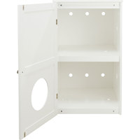 Maison pour chat à 2 étages 53 x 90 x 58 cm, abri blanc pour chats d'intérieur