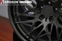 Jantes forgées sur mesure HADISON, ajustement précis, jantes directionnelles noir mat, 6x139.7 5x114.3, jantes de 21 pouces pour Hyundai IONIQ 5 N