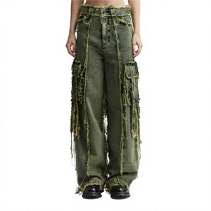 Women's Fashion Cargo Bottoms High <b>Waist</b> Utility Pants Custom Private Label Streetwear Apparel Factory OEM Services - Product Image 1