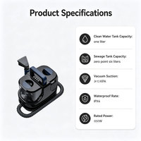 Aspirateur domestique portable à vapeur humide et sec pour rembourrage et nettoyage en profondeur du canapé