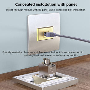 CAT6A CAT7 RJ45 Keystone Ranura blindada FTP Módulo <span class=keywords><strong>de</strong></span> aleación <span class=keywords><strong>de</strong></span> zinc Conector Inserto <span class=keywords><strong>de</strong></span> red Acoplador sin herramientas 10GB Conector <span class=keywords><strong>de</strong></span> enchufe <span class=keywords><strong>de</strong></span> <span class=keywords><strong>Internet</strong></span> - Product Image 6