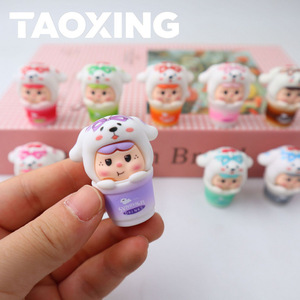 เครื่องประดับตกแต่งรูปสุนัขสีแดงสดใส ทำจากเรซิ่น รูปทรงถ้วยชา การ์ตูนสัตว์เลี้ยง ของตกแต่ง ฤดูใบไม้ผลิ 2026 ผลิตจากเจ้อเจียง พลาสติกเรซิ่น กึ่งทำมือ - Product Image 3