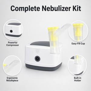 Nébuliseur respiratoire pour animaux de compagnie NE-J01VET, appareil vétérinaire compact avec fonction de nébulisation liquide et faible volume résiduel ≤0,7 ml - Product Image 1