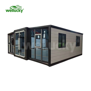 Maison mobile préfabriquée extensible de 40 pieds avec structure en acier, cuisine et salle de bain, idéale pour la <span class=keywords><strong>location</strong></span> de bureaux - Product Image 2