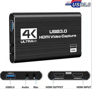 Tarjeta Capturadora de Video 4K 60fps para Juegos, Transmisión en Vivo HDMI a USB 3.0, Tarjeta de Captura HDMI para Xbox PS4, Transmisión en Vivo de Juegos - Product Image 5