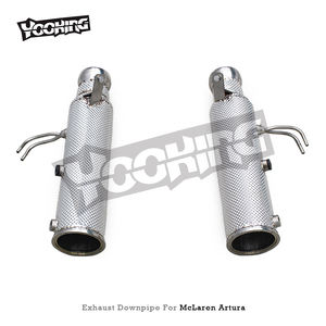 Tuning Custom Free Downpipe para Mclaren <span class=keywords><strong>Artura</strong></span> 3,0 T <span class=keywords><strong>Spider</strong></span> 2023-2024 Motor Cabezal de acero inoxidable Sistema de escape de tubo recto - Product Image 6
