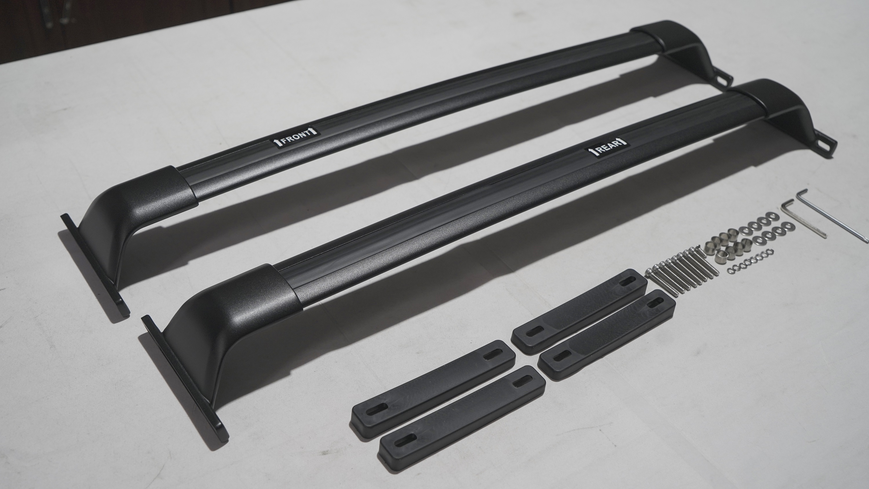 Barras Techo Adhesivas Nissan Juke (F15) 2010-2019 - Modelo Decorativo Negro - Anodizado