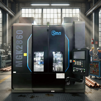 Machine de rectification verticale CNC automatique pour pièces de grande diamètre, rectifieuse multifonctionnelle intérieure et extérieure avec système Fanuc