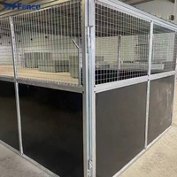 Écuries préfabriquées modulaires portables bon marché, stalles pour chevaux, portes en acier équestres, grange à chevaux