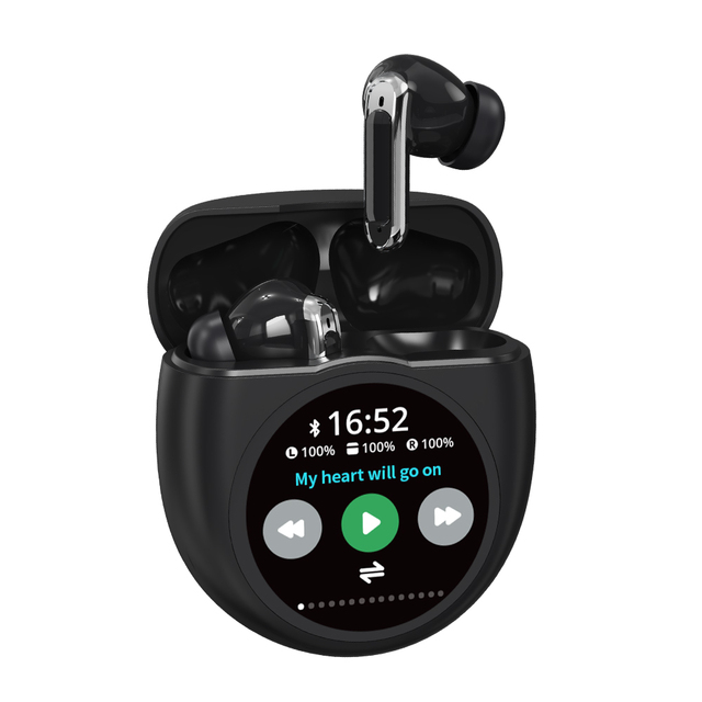 Ai Translation TWS Earbuds Real Time 144 Languages & Accents ANC+4 Mics ENC Translator Earbuds With Digital Touch Display