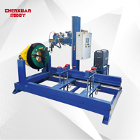 Positionneur de soudage TIG CO2 à double usage avec cadre croisé automatique pour le soudage de flasques de tuyaux et de réservoirs