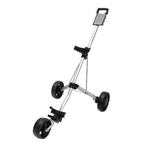 Chariots de golf pliants légers en alliage d'aluminium, nouvelle conception, 3 roues, avec frein à pied - Product Image 2