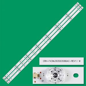 Bande LED de rétroéclairage pour téléviseur HX-NO.803 CRH-F43WJ303003086AC-REV1.1 W LED Strip pour téléviseurs 43D3100 43D2F3100 - Product Image 2