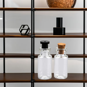 Flacons de souhaits pendentifs de 3ml, petite bouteille en plastique avec bouchon en liège pour cadeau, fournisseurs chinois - Product Image 1